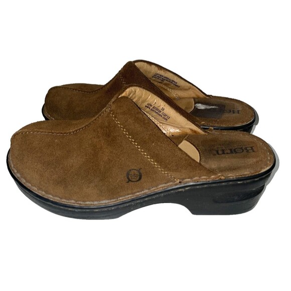 Born Brown Suede Mules for Women sz 7 - Picture 1 of 7